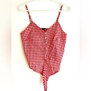 Gingham summer top